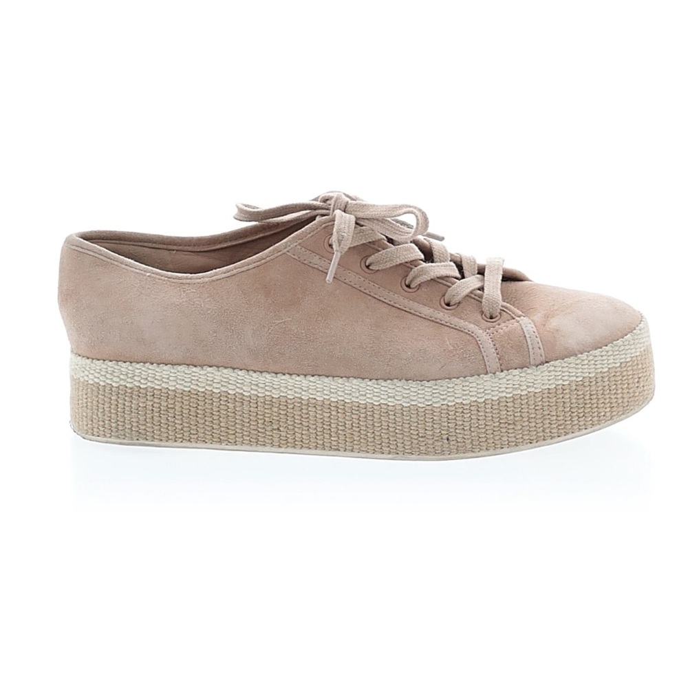 Vince Women’s Windell Low-top Platform Sneakers in Soft Blush/Oatmeal Sz 8M GUC